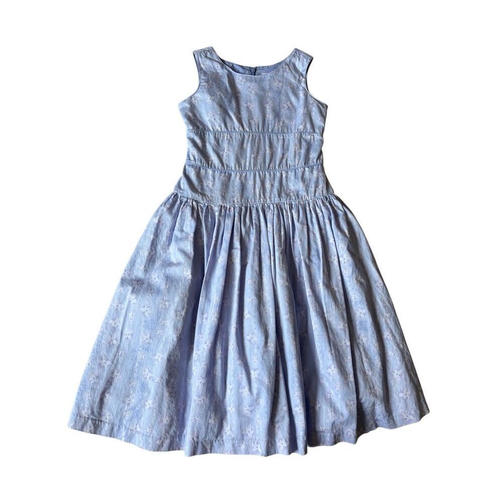 American Girl Flower Garden Dress size 10 Purple Blue Spring Dress Like Your Dol - Picture 1 of 7